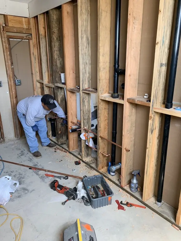 Commercial rough-in plumbing for Water Heater Replacement in Alta Sierra